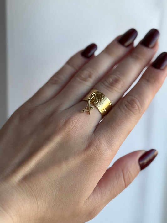 Bague pendentif personnalisée