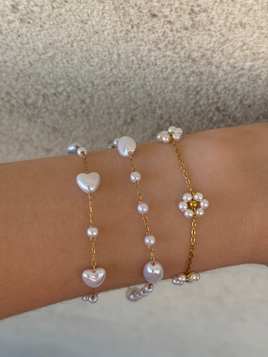 Bracelet Cœur perlé