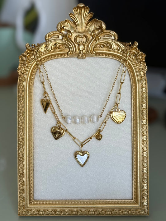Collier 4 perles